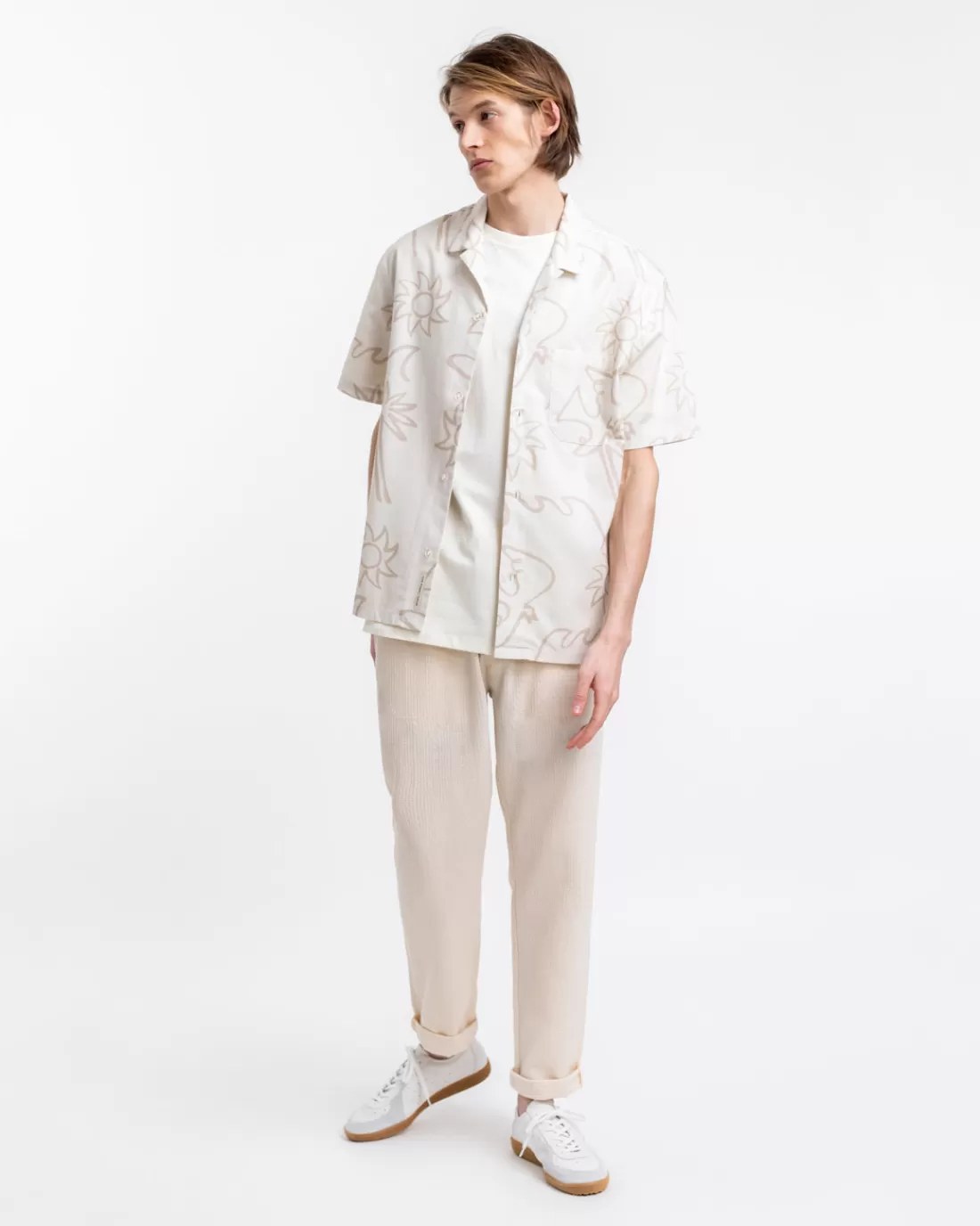 Hemden & Overshirts | Shirts & Blouses | Rotholz Beachside Bowling Shirt Off-White