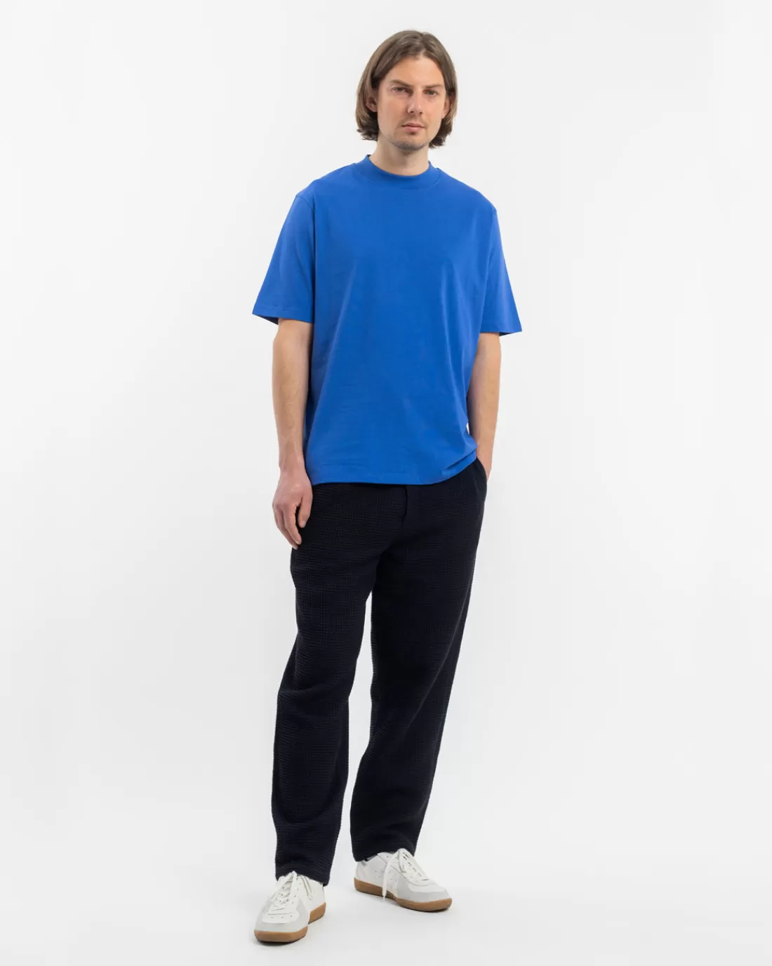 T-Shirts & Tops | T-Shirts & Tops | Rotholz Big Collar T-Shirt French Blue