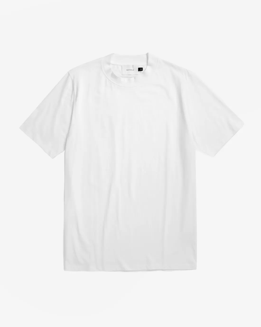 T-Shirts & Tops | T-Shirts & Tops | Rotholz Big Collar T-Shirt Organic Cotton - White