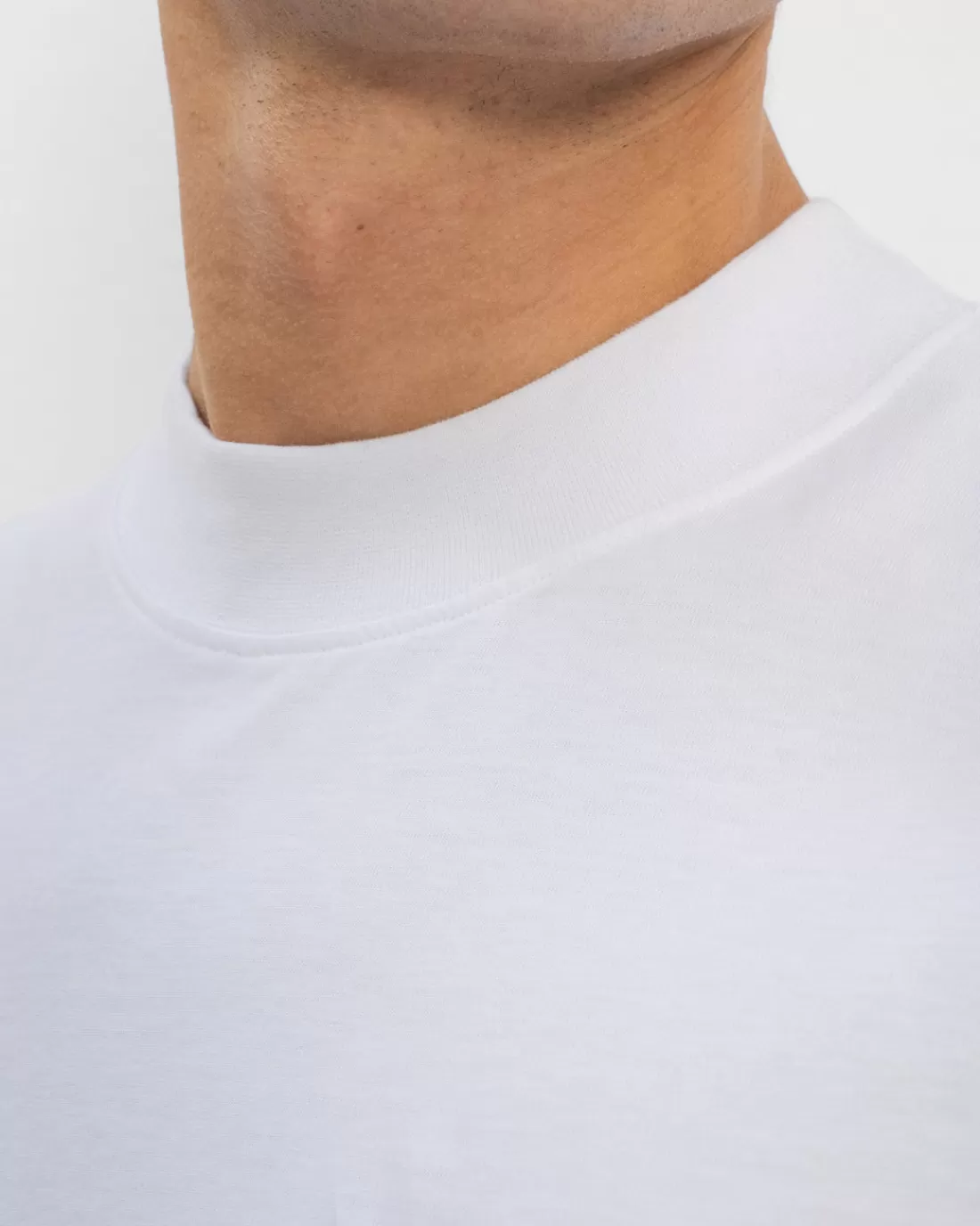 T-Shirts & Tops | T-Shirts & Tops | Rotholz Big Collar T-Shirt Organic Cotton - White