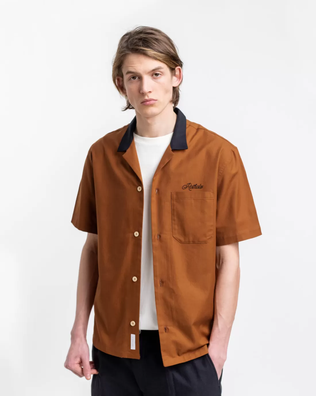 Hemden & Overshirts | Shirts & Blouses | Rotholz Bowling Shirt Terracotta