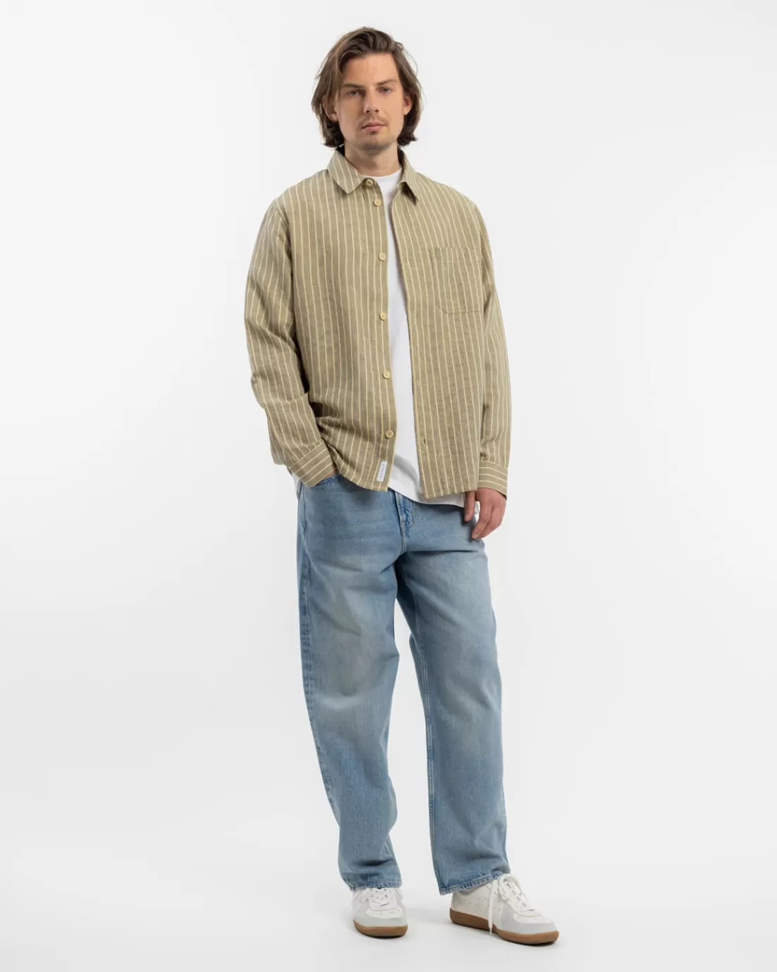 Hemden & Overshirts | Shirts & Blouses | Rotholz Casual Shirt Heavy Pinstripe