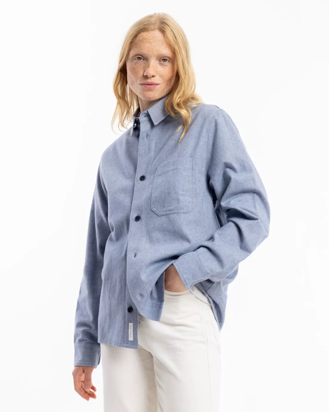 Shirts & Blouses | Hemden & Overshirts | Rotholz Casual Shirt Organic Cotton - Denim