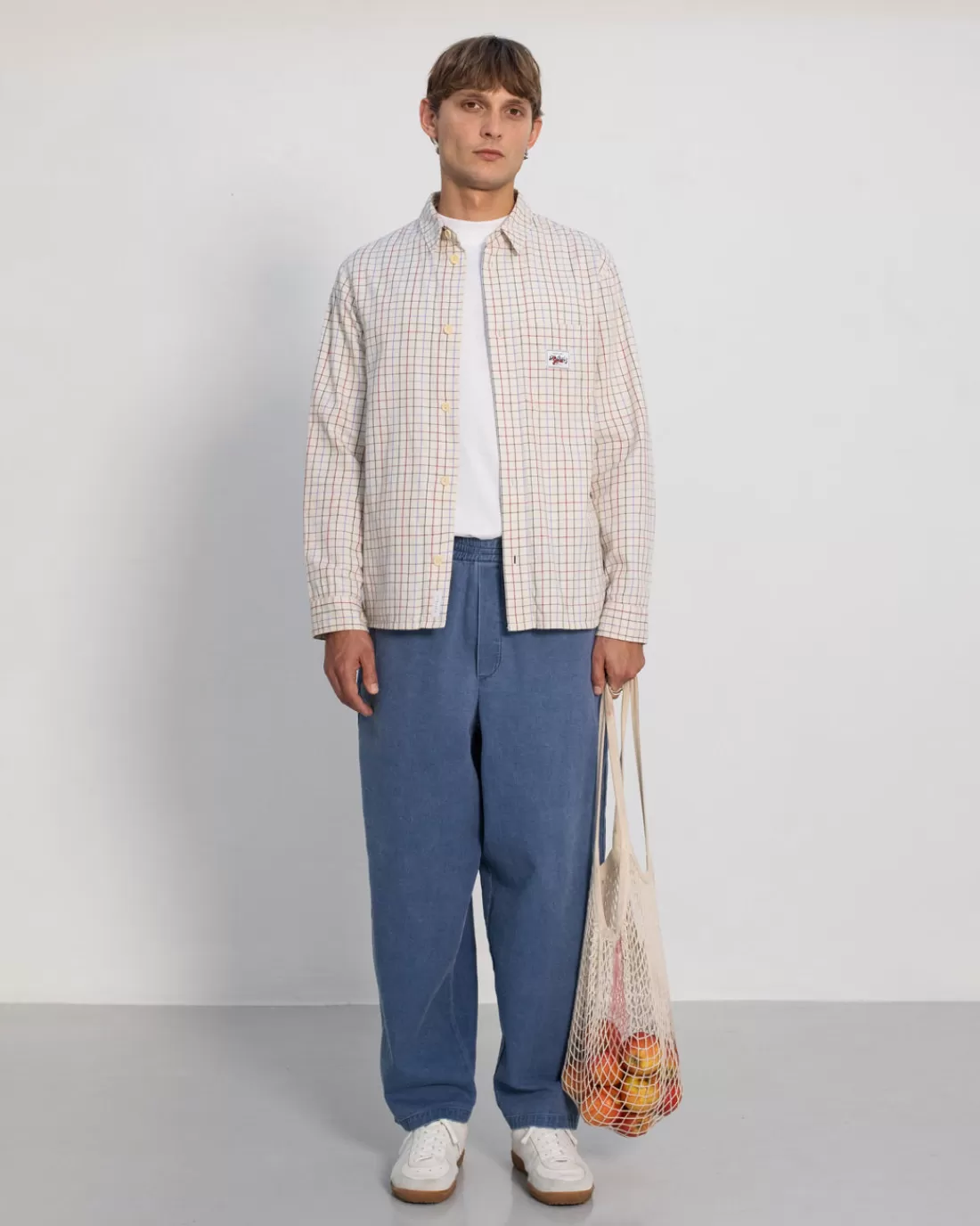 Hemden & Overshirts | Shirts & Blouses | Rotholz Casual Shirt Organic Cotton - Off White Check