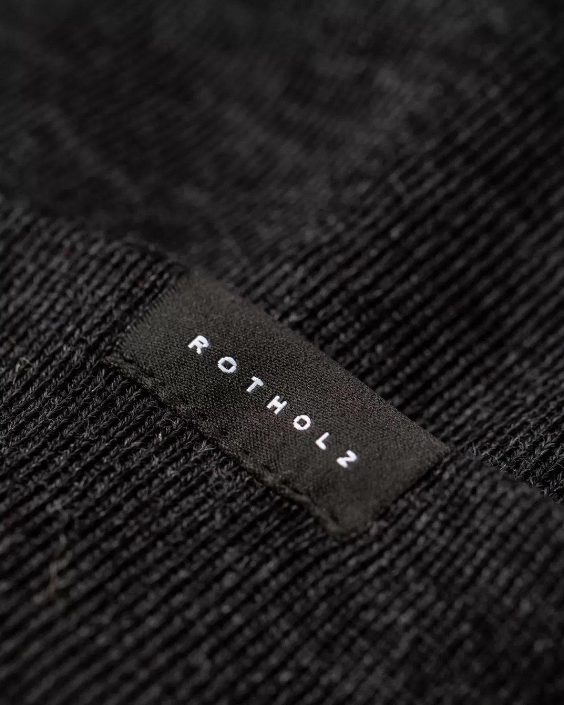 Knitwear | Beanies | Rotholz Classic Fine Beanie Merino Wool - Anthracite