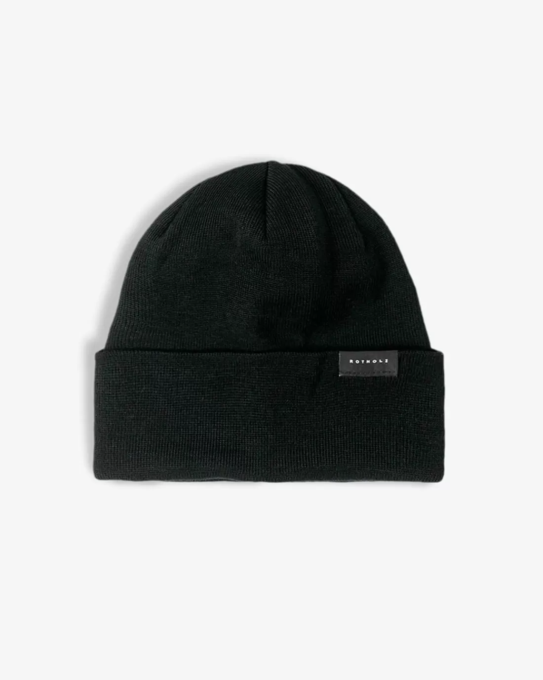 Knitwear | Beanies | Rotholz Classic Fine Beanie Merino Wool - Black