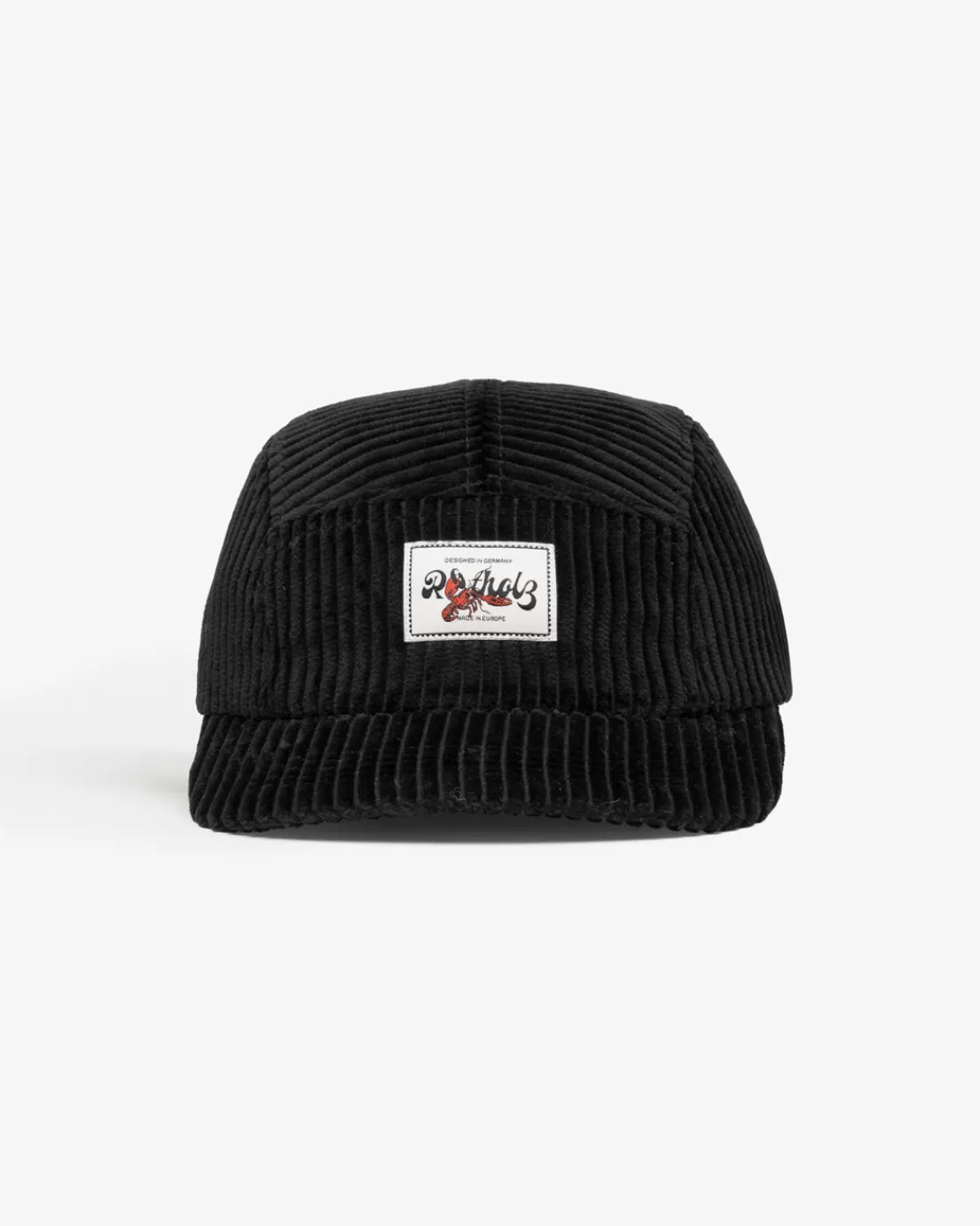 Caps | Caps | Rotholz Cord 5-Panel Cap Organic Cotton - Soft Black