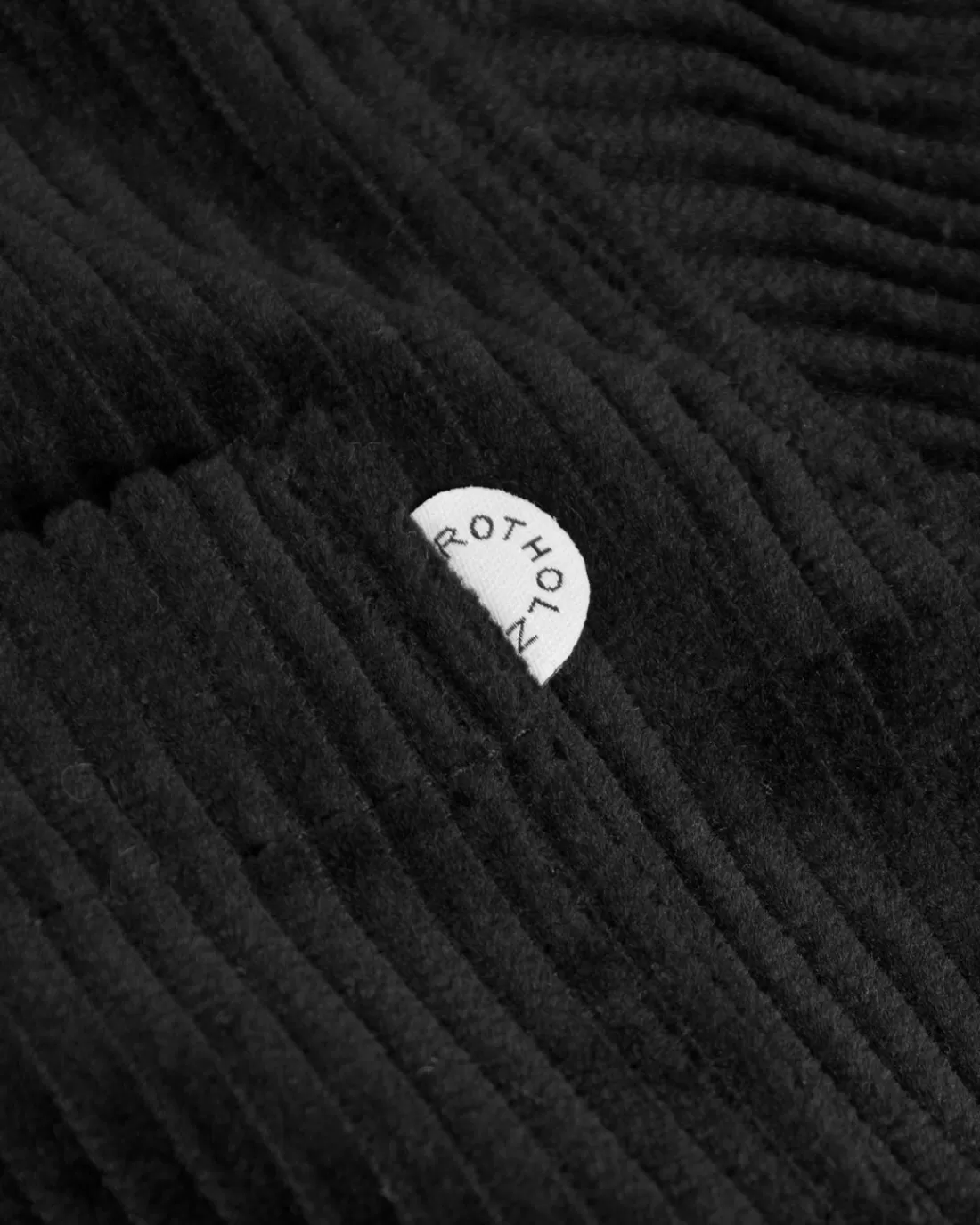 Hemden & Overshirts | Shirts & Blouses | Rotholz Cord Casual Shirt Organic Cotton - Soft Black
