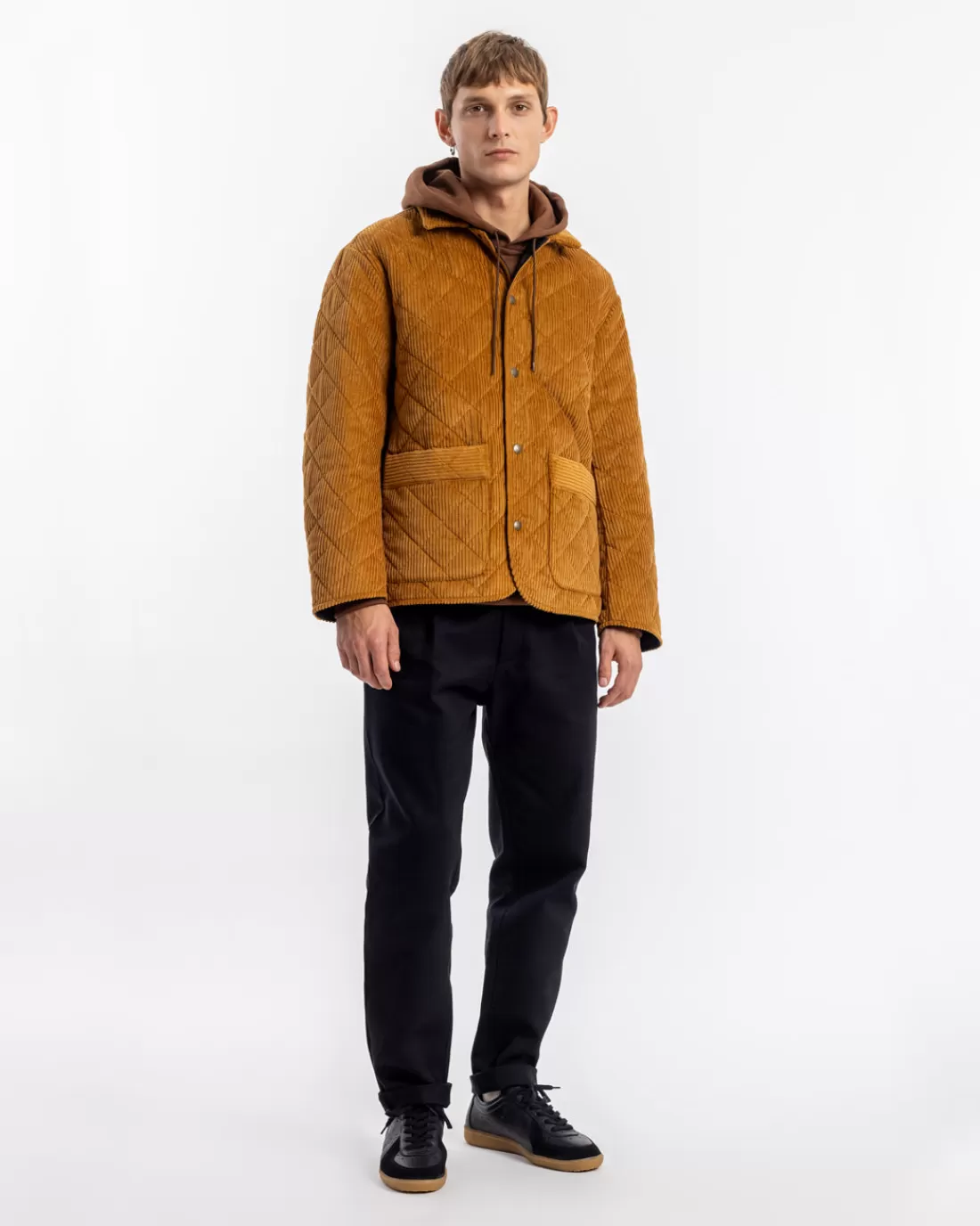 Jackets & Coats | Jackets & Coats | Rotholz Cord Quilt Jacket - Toffee