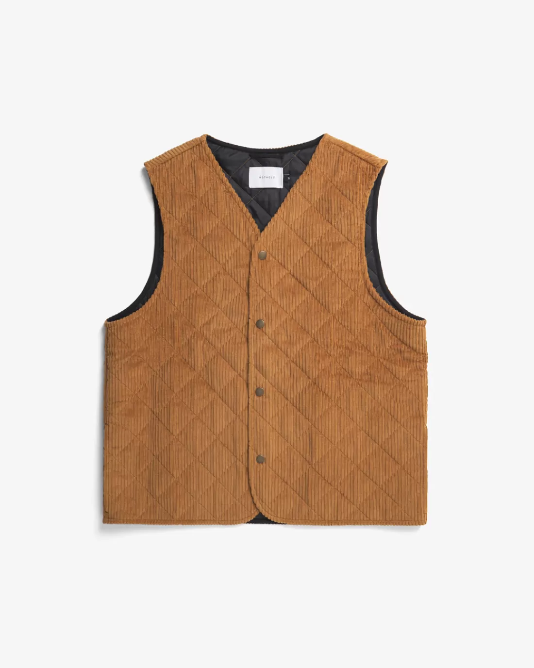 Jackets & Coats | Jackets & Coats | Rotholz Cord Quilt Vest - Toffee