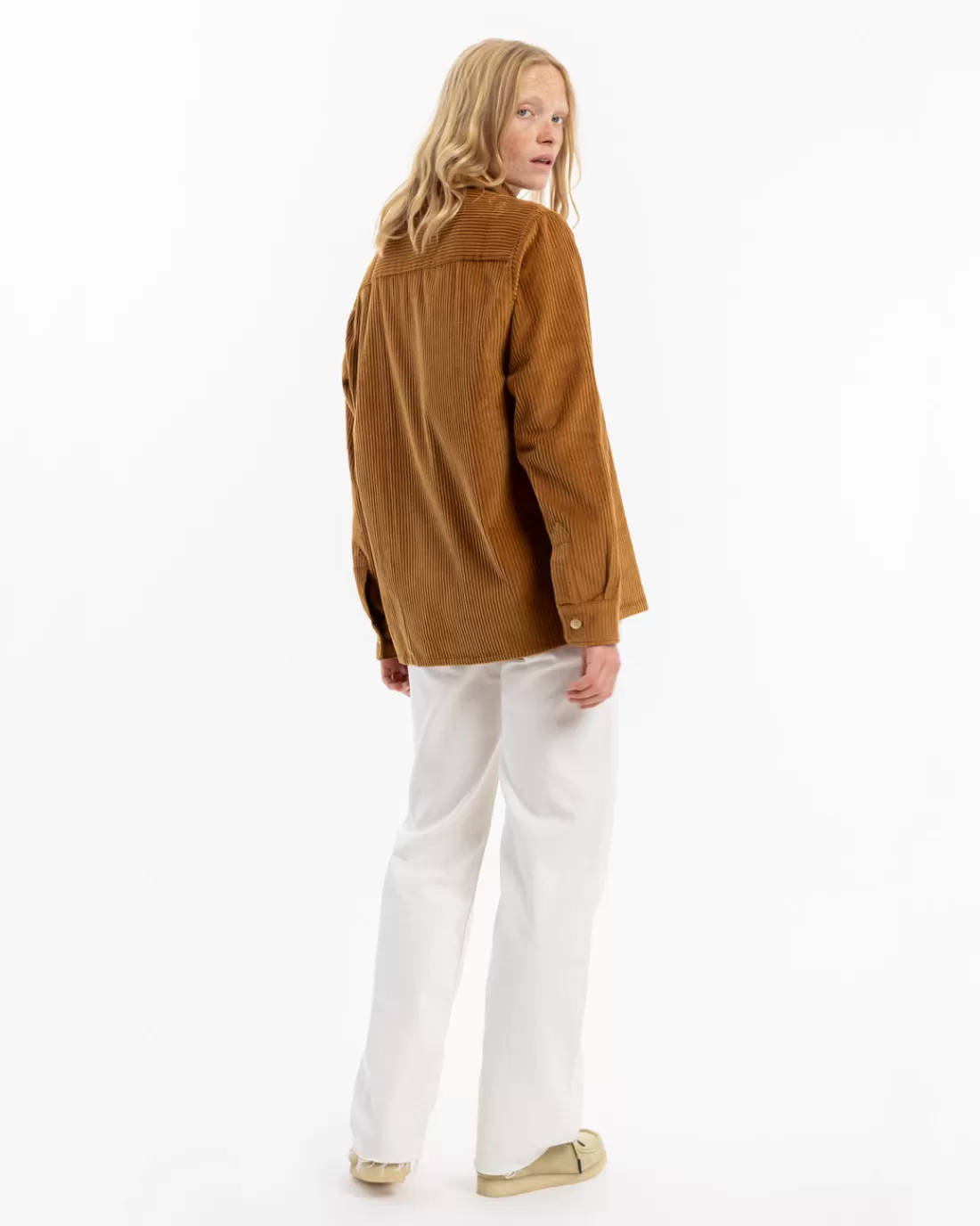 Shirts & Blouses | Rotholz Corduroy Casual Shirt Organic Cotton - Toffee
