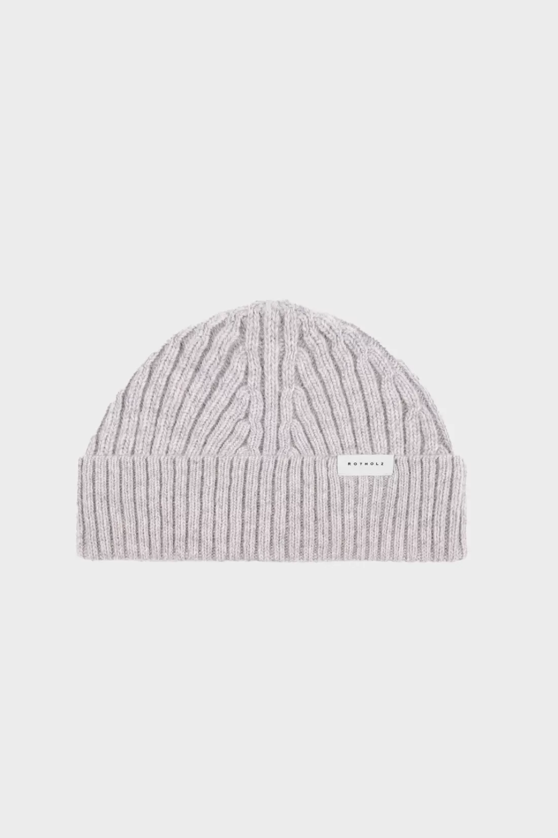 Beanies | Beanies | Rotholz Cropped Beanie Ash Heather FW23