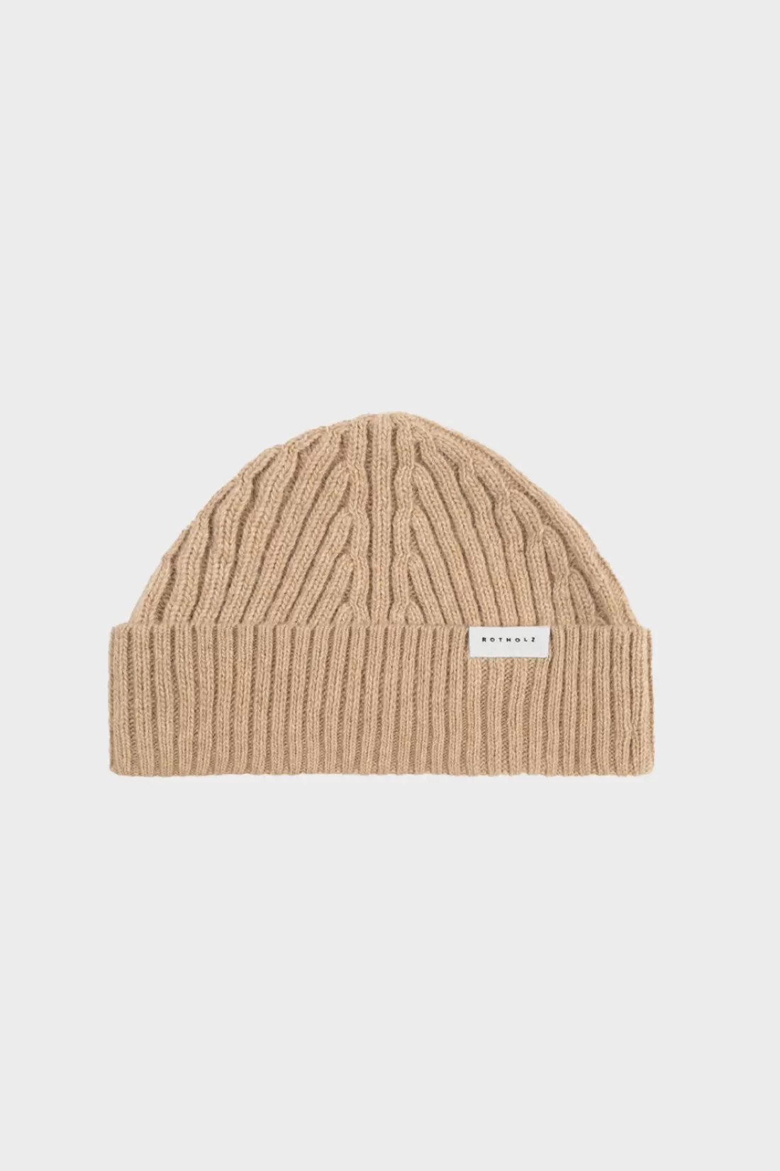 Beanies | Beanies | Rotholz Cropped Beanie Oatmeal FW23