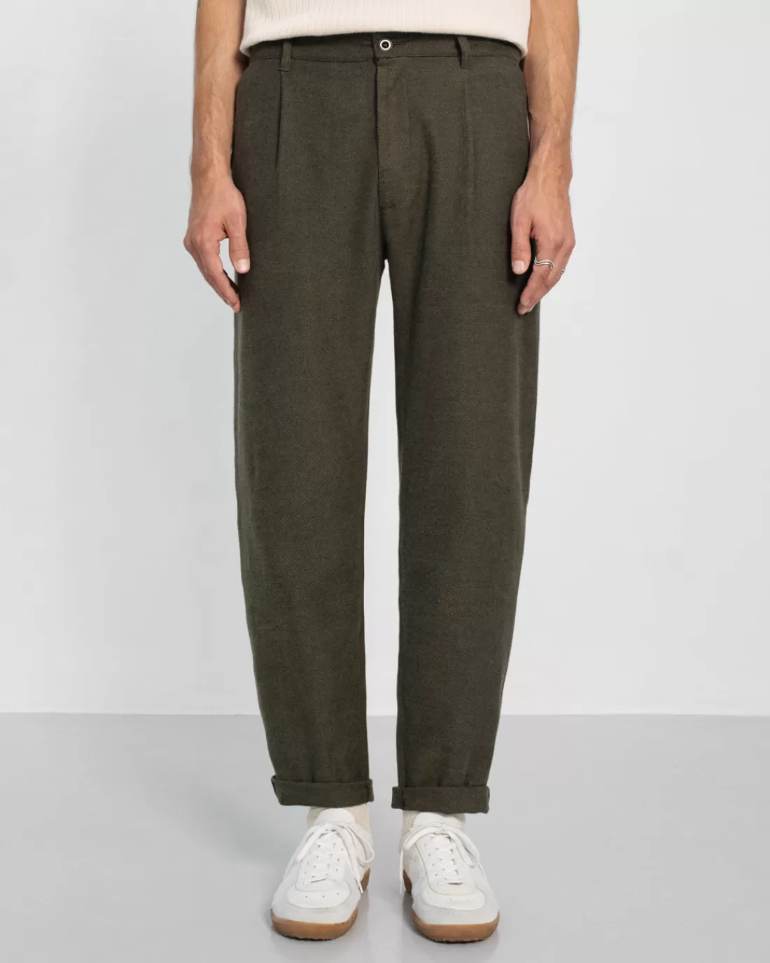 Pants & Shorts | Rotholz Everyday Flannel Pant Organic Cotton - Moss Green