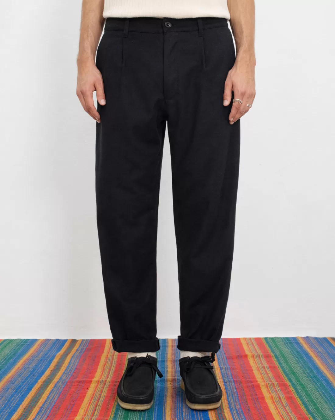 Pants & Shorts | Rotholz Everyday Flannel Pant Organic Cotton - True Black