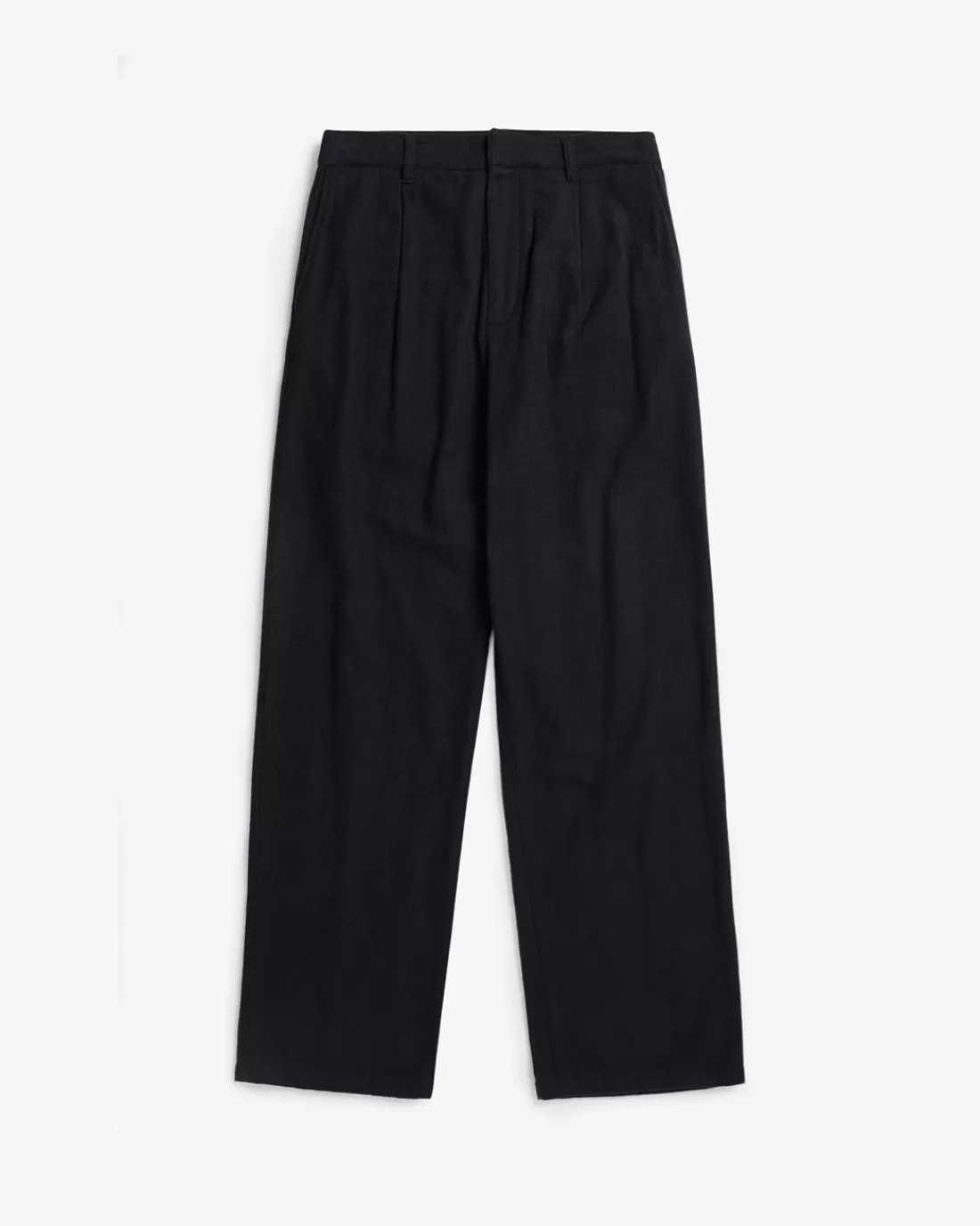 Pants & Shorts | Rotholz Flannel Pantalone Organic Cotton - True Black