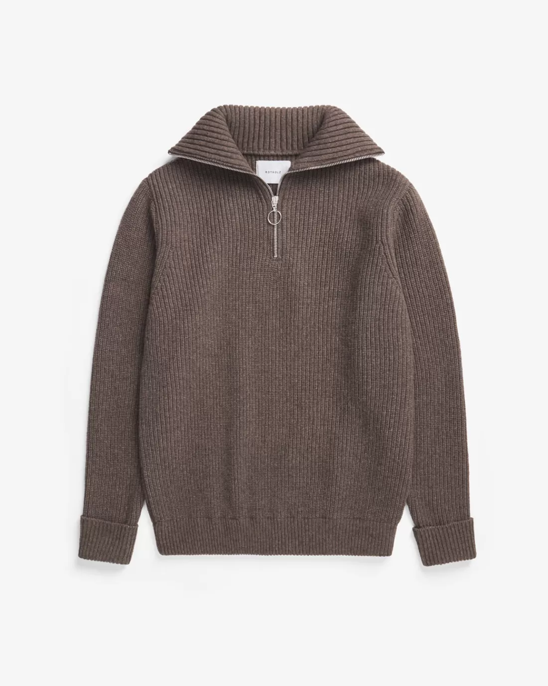 Knitwear | Knitwear | Rotholz Knit Troyer Rosewood FW23