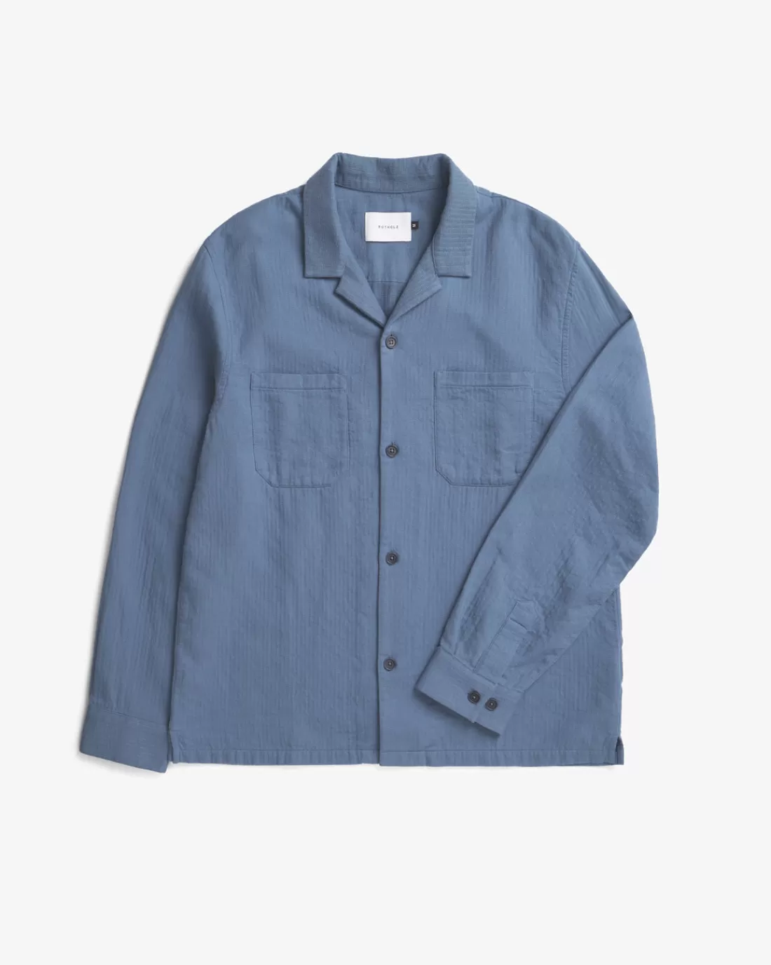 Hemden & Overshirts | Rotholz Leisure Shirt Stone Blue