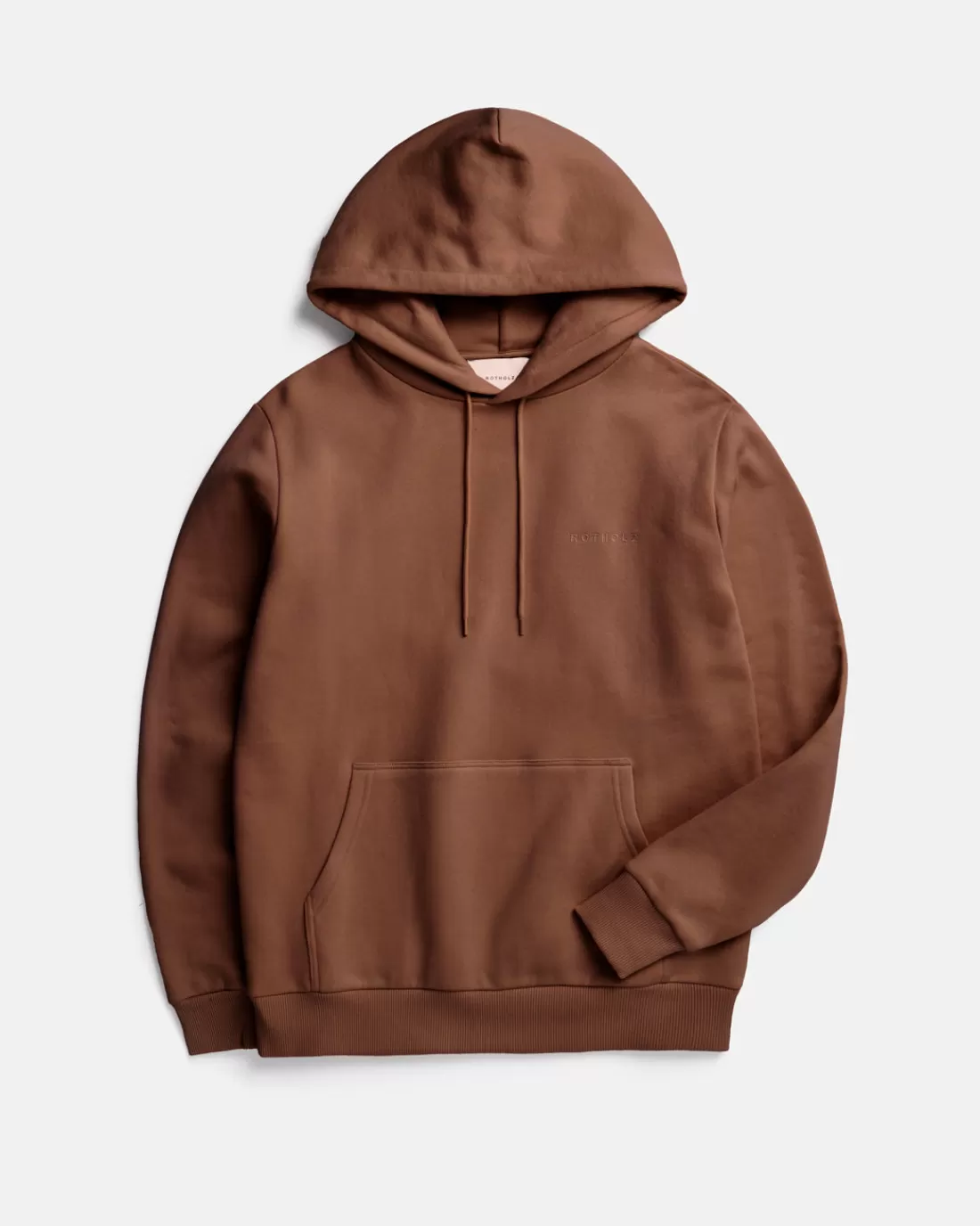 Sweatshirts | Sweatshirts | Rotholz Logo Hood Organic Cotton - Brown