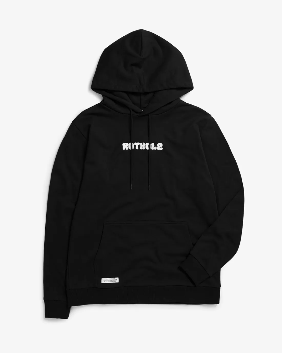 Sweatshirts | Sweatshirts | Rotholz Logo Hoodie Organic Cotton - True Black