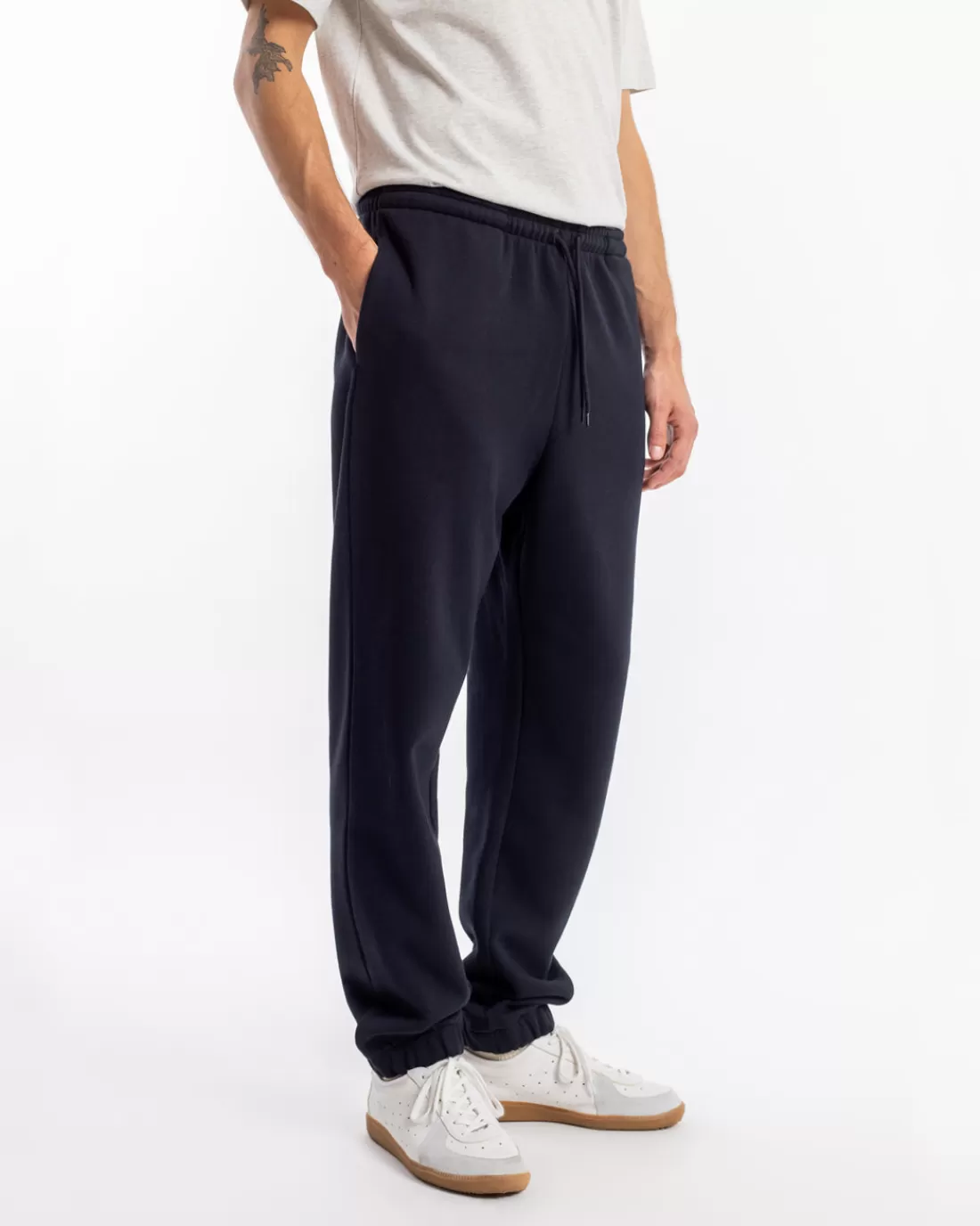 Pants & Shorts | Pants & Shorts | Rotholz Logo Sweatpant Organic Cotton - Black