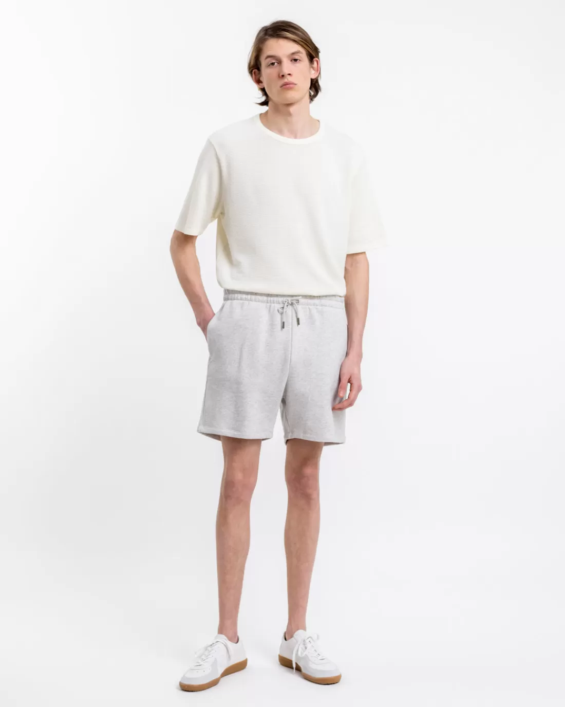 Pants & Shorts | Pants & Shorts | Rotholz Logo Sweatshort Ash Heather