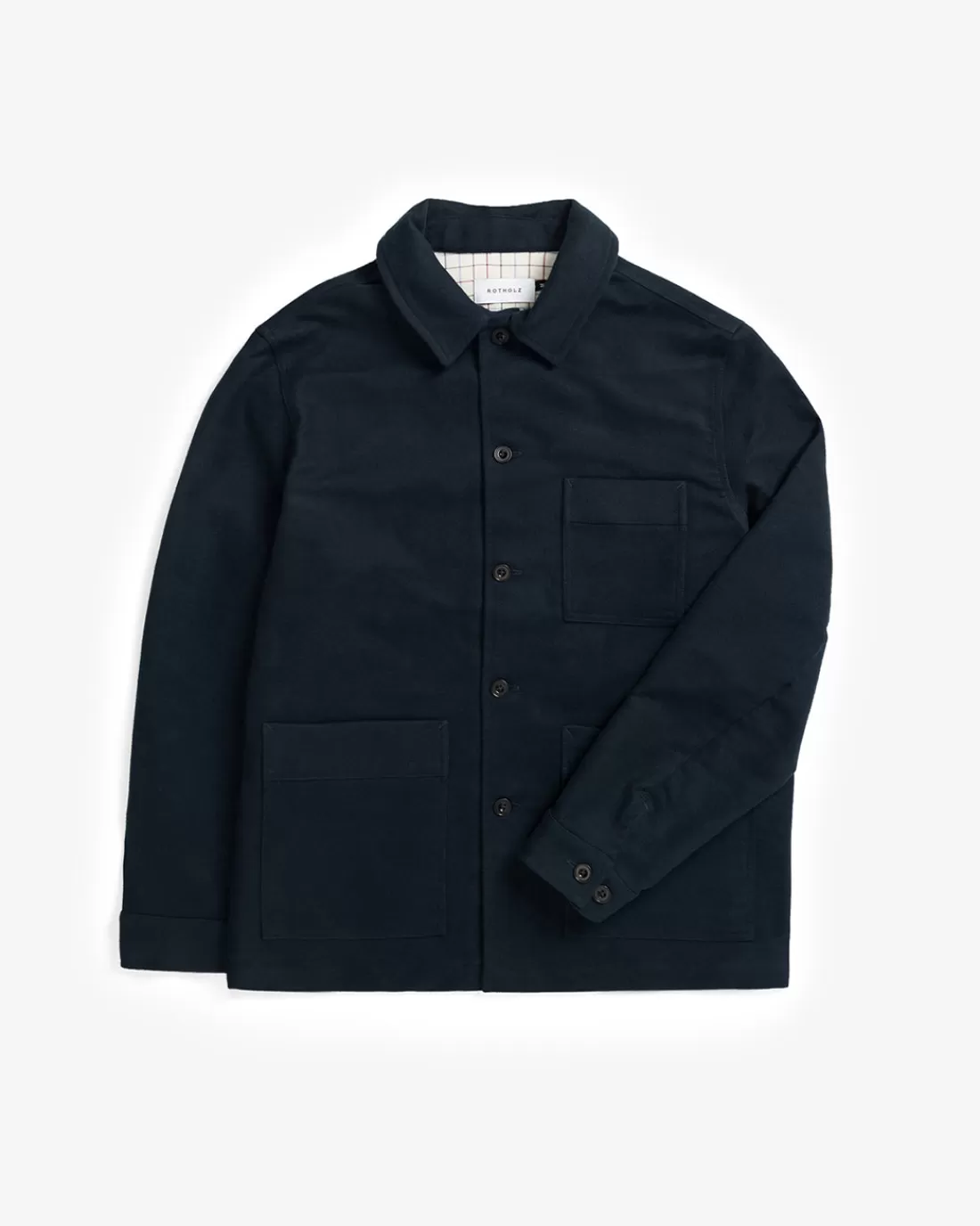 Jackets & Coats | Jackets & Coats | Rotholz Moleskin Overjacket Organic Cotton – Soft Navy