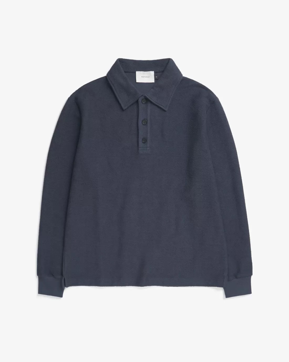 Sweatshirts | Rotholz Polo Jersy Organic Cotton - Dark Blue