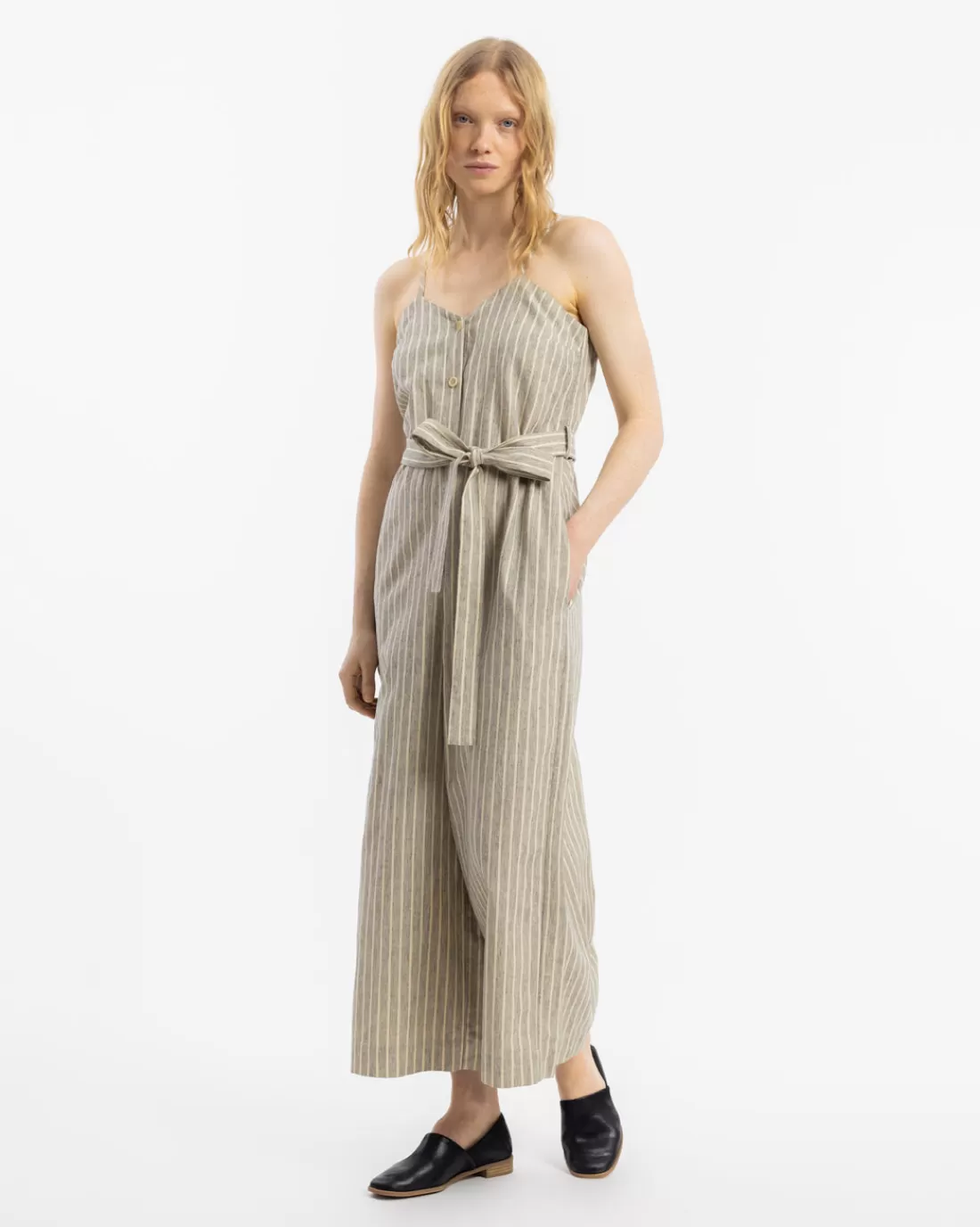 Dresses & Skirts | Rotholz Relaxed Jumpsuit Heavy Pinstripe