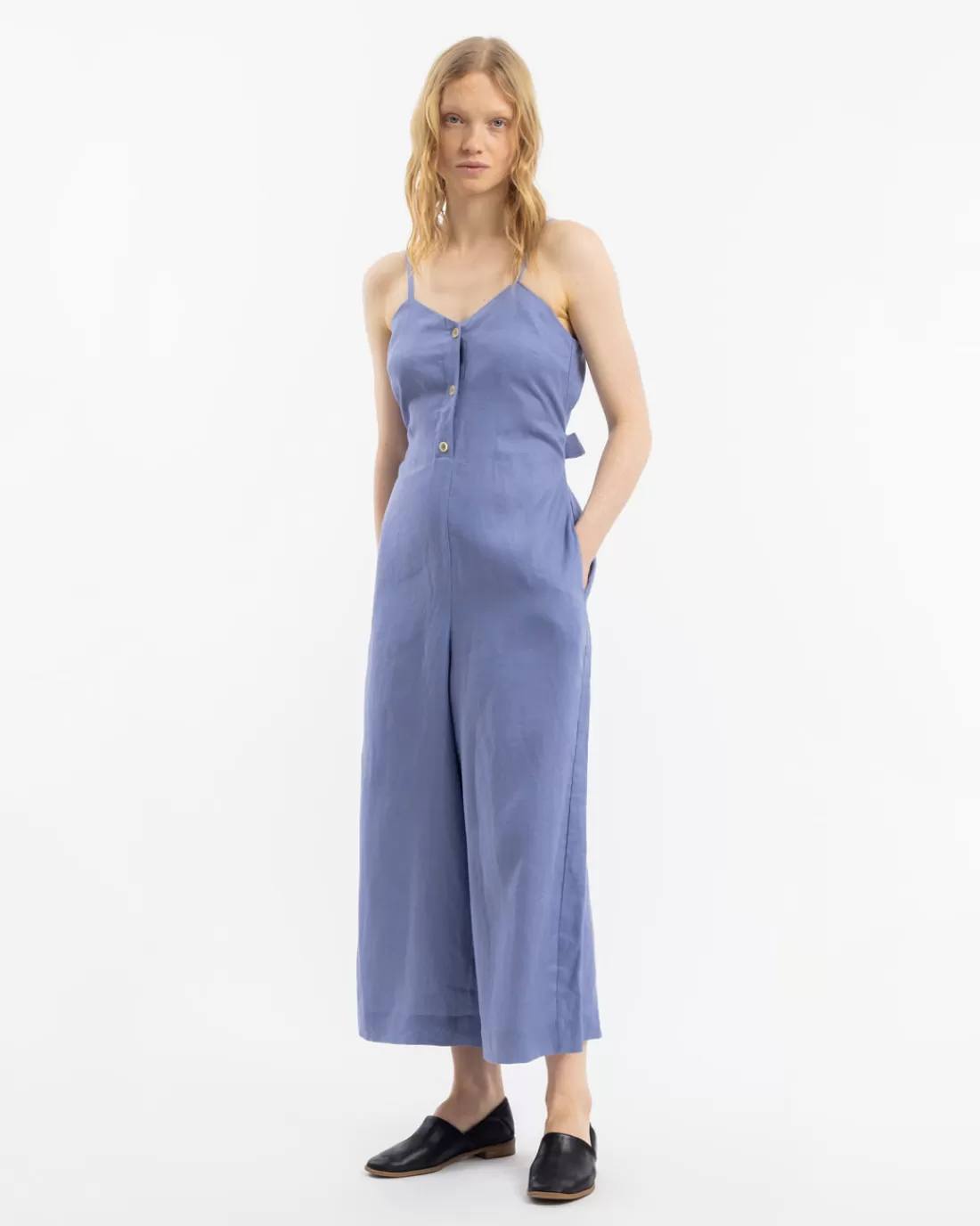 Dresses & Skirts | Rotholz Relaxed Jumpsuit Stone Blue