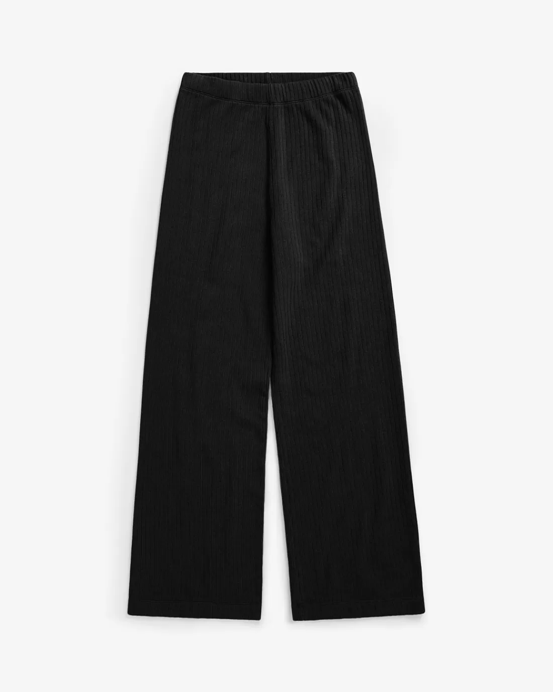 Pants & Shorts | Rotholz Ribbed Lounge Pant Organic Cotton - Black