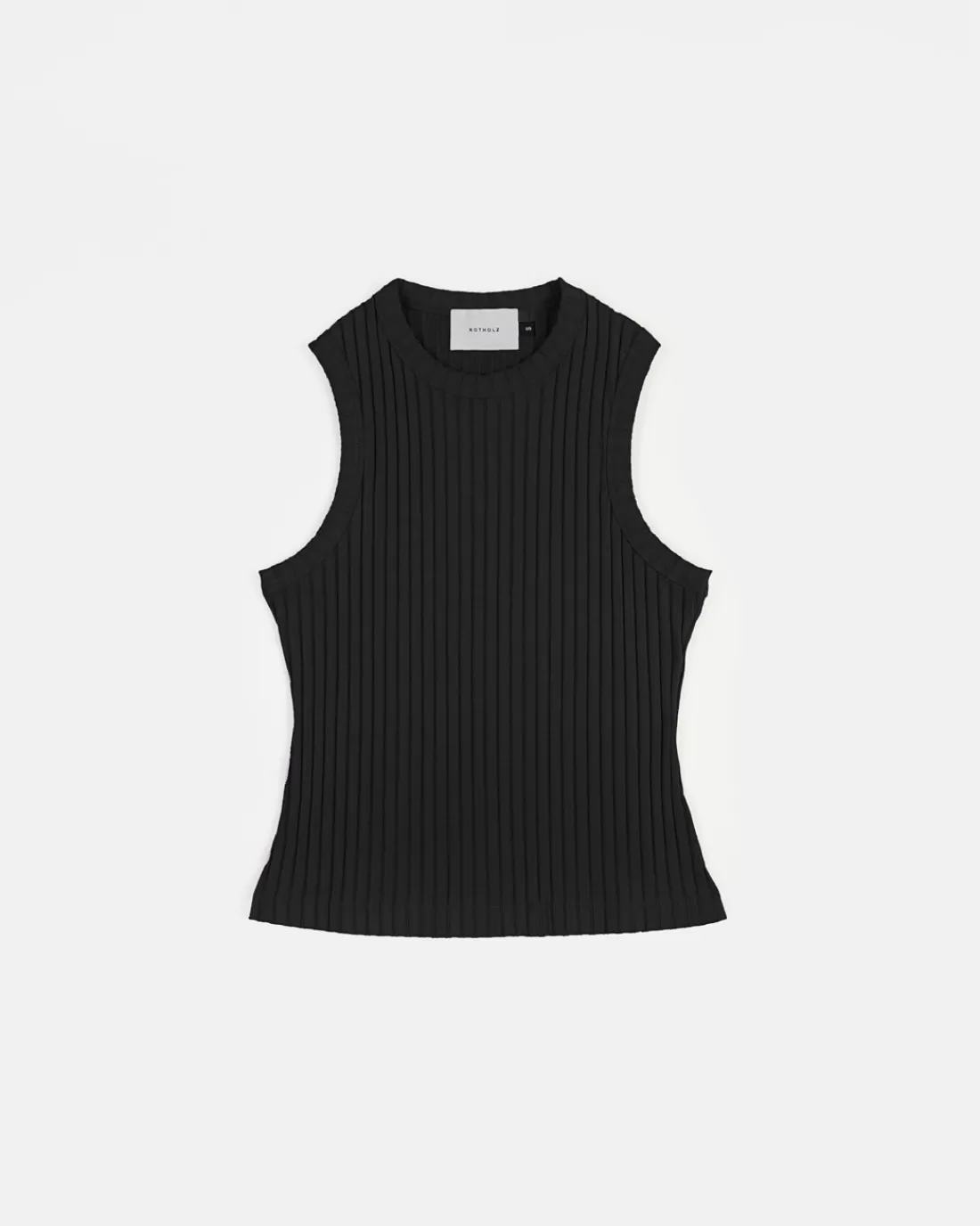 T-Shirts & Tops | Rotholz Ribbed Singlet True Black