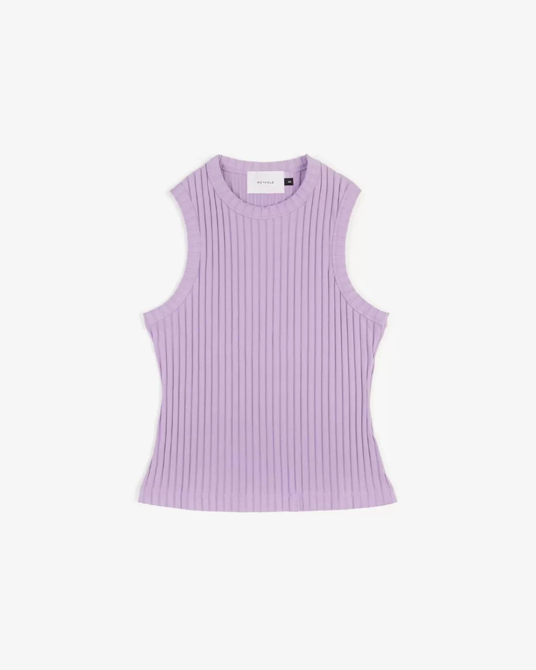 T-Shirts & Tops | Shirts & Blouses | Rotholz Ribbed Singlet Washed Lavender