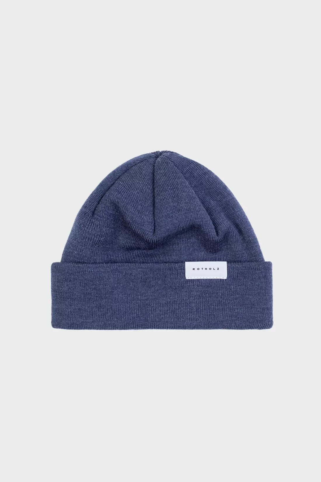 Beanies | Beanies | Rotholz Short Fine Beanie Denim FW23