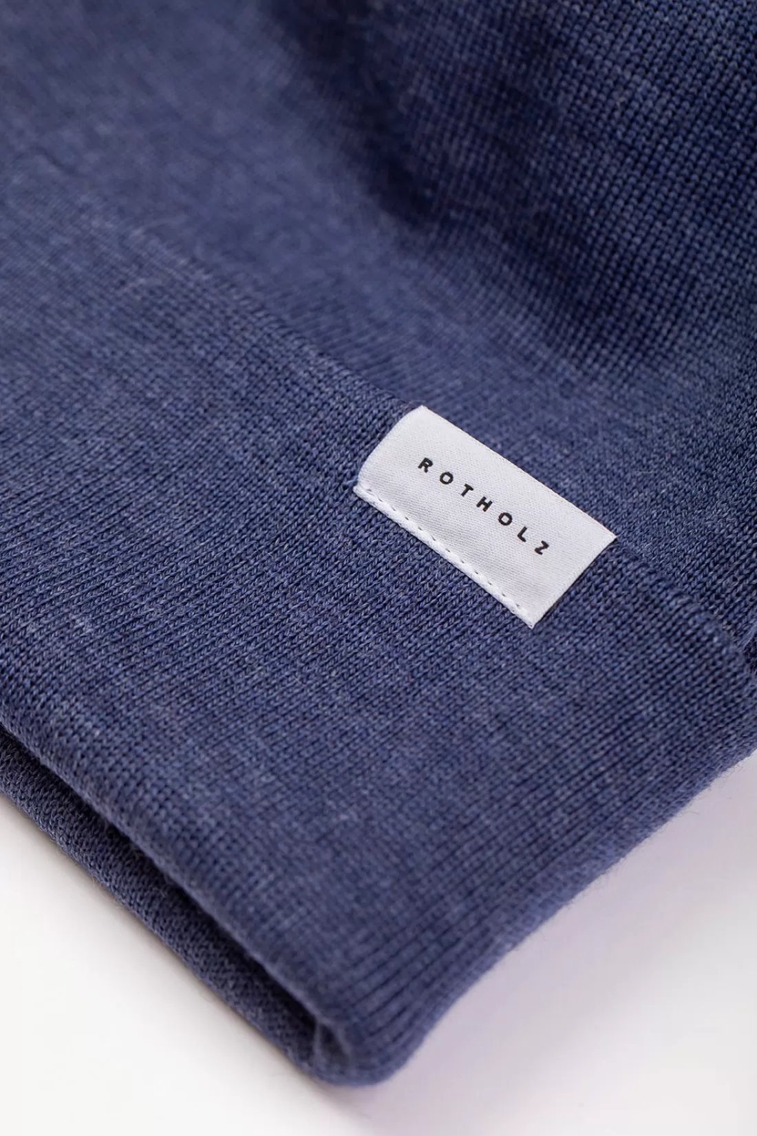 Beanies | Beanies | Rotholz Short Fine Beanie Denim FW23