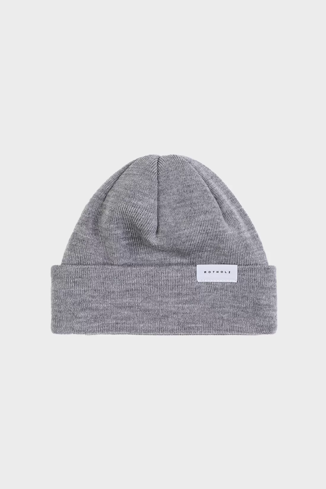 Beanies | Beanies | Rotholz Short Fine Beanie Grey FW23