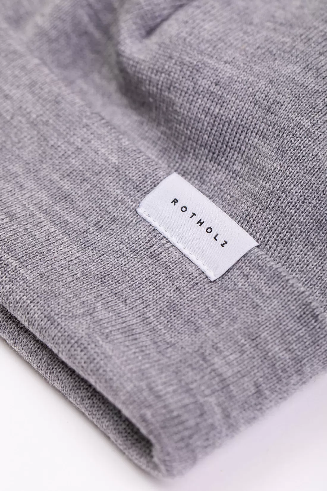 Beanies | Beanies | Rotholz Short Fine Beanie Grey FW23