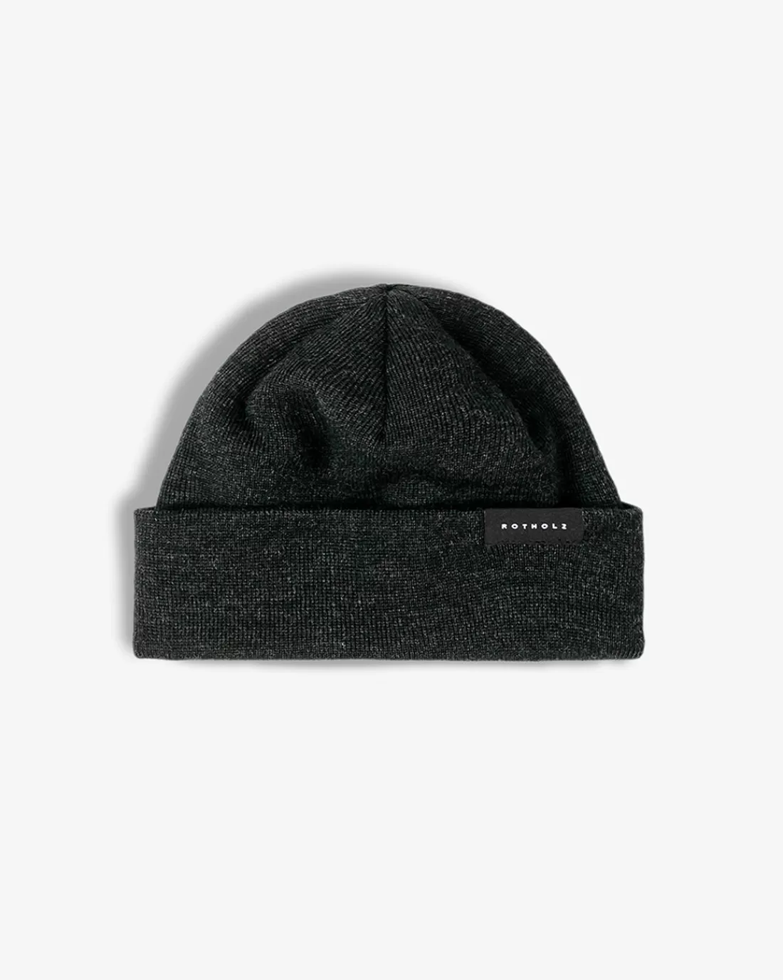 Beanies | Beanies | Rotholz Short Fine Beanie Merino Wool - Anthracite