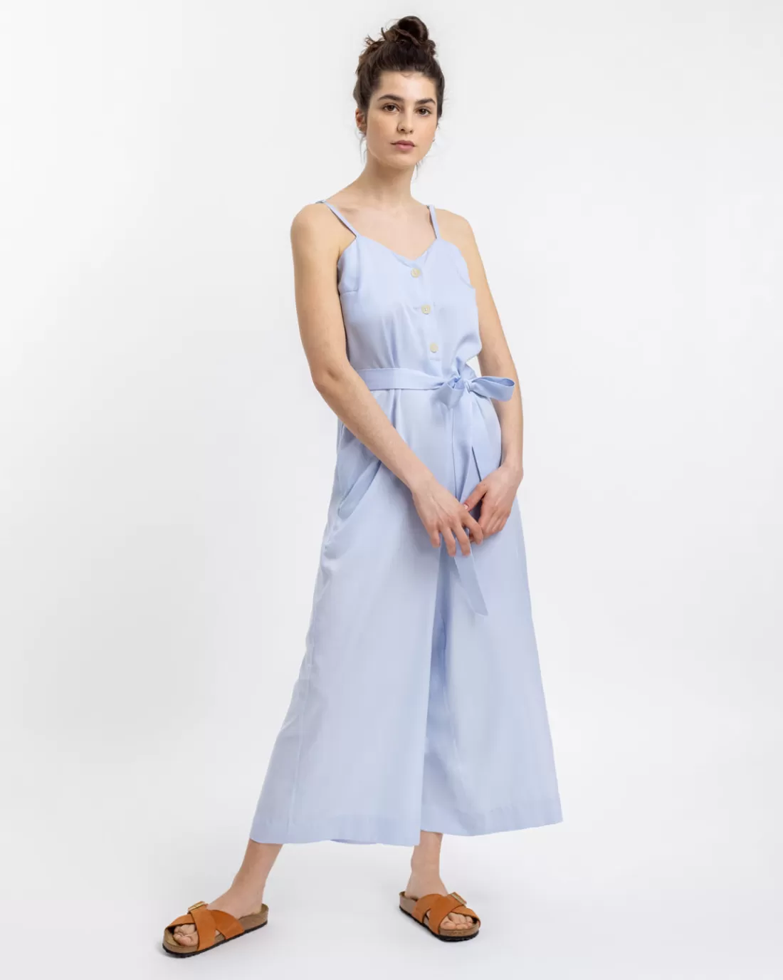 Dresses & Skirts | Rotholz Strap Jumpsuit Sky Blue