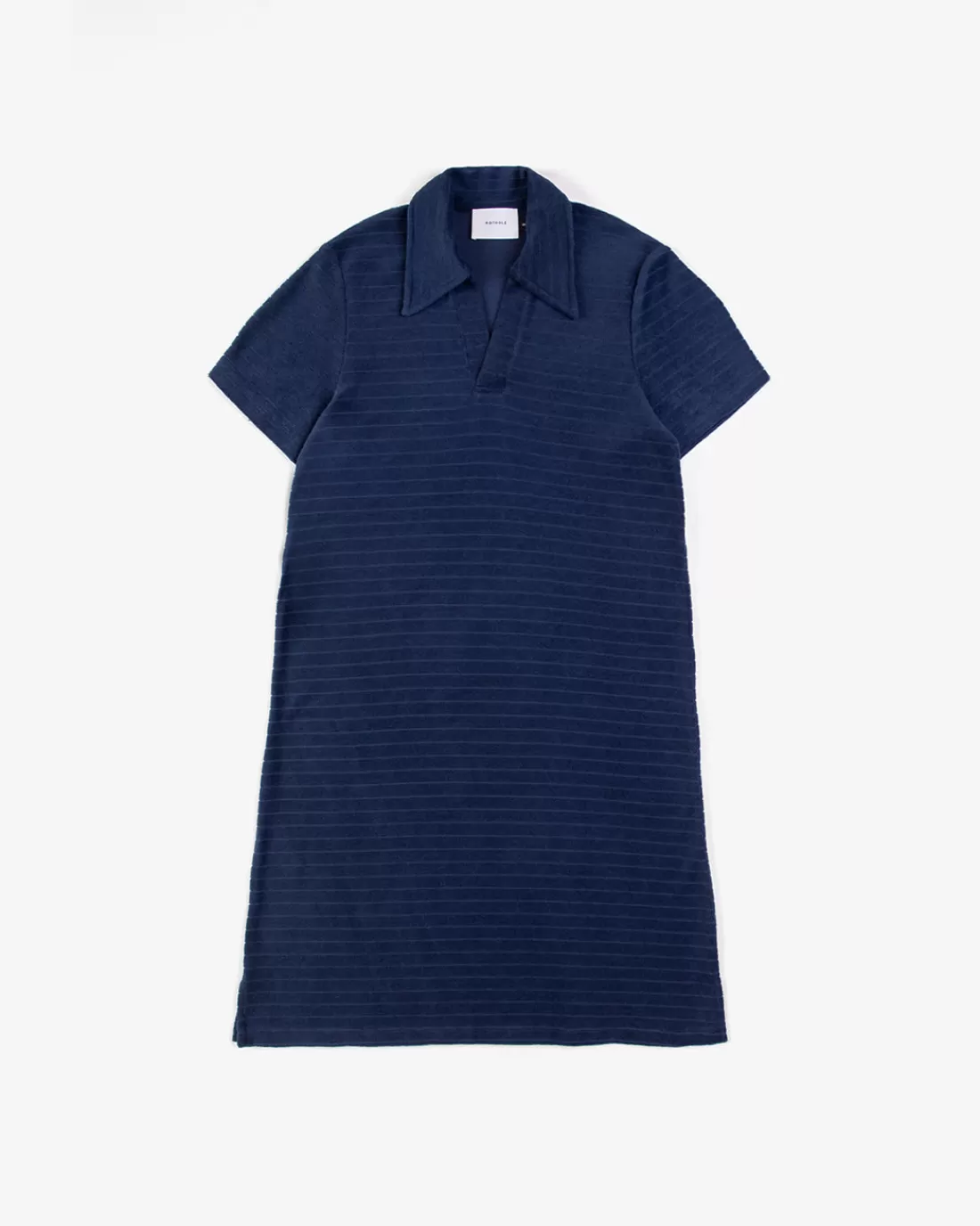 Dresses & Skirts | Rotholz Terry Cotton Polo Dress Navy