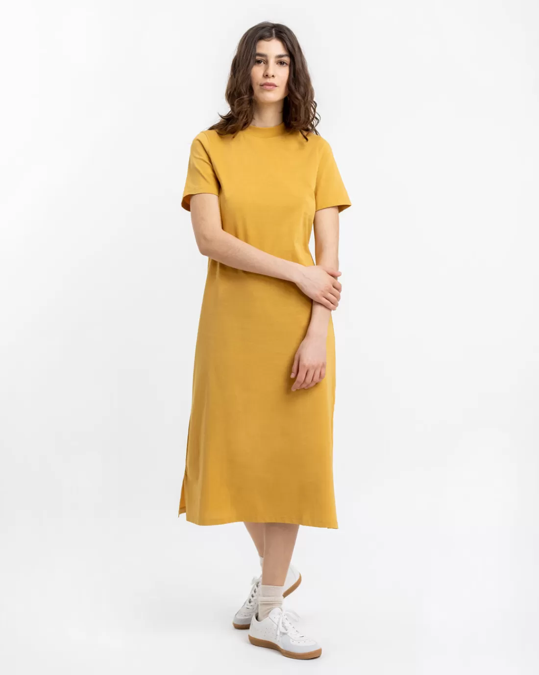 Dresses & Skirts | Rotholz T-Shirt Dress Mustard