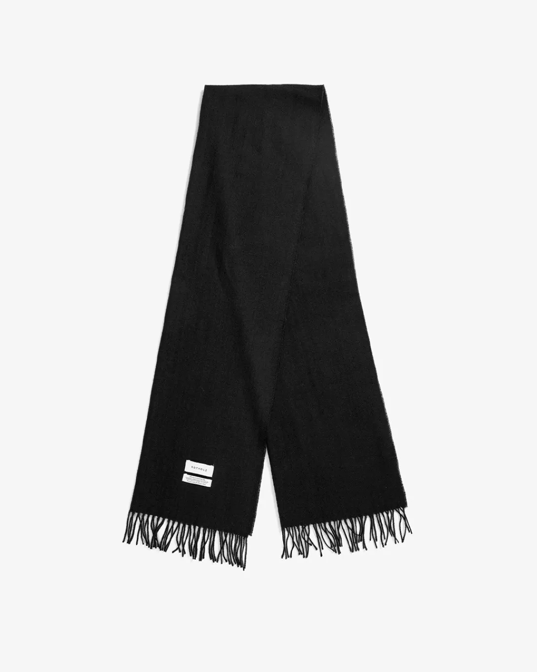 Schals & Tücher | Schals & Tücher | Rotholz Woven Merino Wool Scarf - Soft Black Woven Merino Wool Scarf- Soft Black